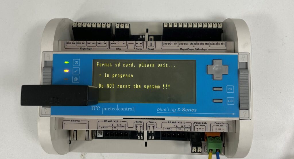 METEO CONTROL BLUE LOG